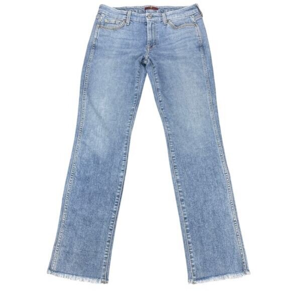 7 For All Mankind High Rise Straight Jean Size 28 - Picture 2 of 8